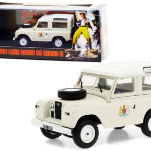 1961 Land Rover 88 Series II Station Wagon Cream with White Top “Ace Ventura 2: When Nature Calls” (1995) Movie 1/43 Diecast Model Car by Greenlight