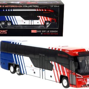 MCI D45 CRT LE Coach Bus “Utah Transit Authority” Destination: “455 To Ogden/WSU” “The Bus & Motorcoach Collection” 1/87 Diecast Model by Iconic Replicas