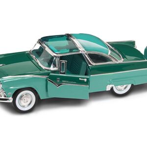 1955 Ford Fairlane Crown Victoria Green 1/18 Diecast Model Car by Road Signature