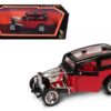 1931 Ford Model A Custom Red/Black Custom 1/18 Diecast Model Car by Road Signature