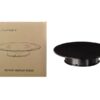 Rotary Display Turntable Stand Medium 10 Inches with Black Top for 1/64, 1/43, 1/32, 1/24, 1/18 Scale Models by Autoart