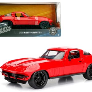 Letty’s Chevrolet Corvette Fast & Furious F8 “The Fate of the Furious” Movie 1/24 Diecast Model Car by Jada