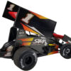 Winged Sprint Car #1 Jamie Veal “SWI Earthworks” SWI Engineering Racing Team (2022) 1/18 Diecast Model Car by ACME