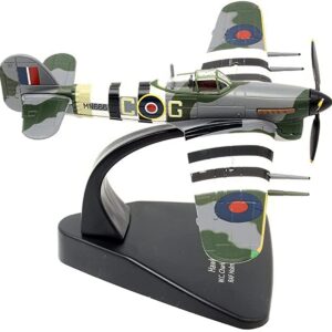 Hawker Typhoon 1B War Plane W.C. Charles Green 121 Squadron RAF Holmsley South (June 1944) “Oxford Aviation” Series 1/72 Diecast Model Airplane by Oxford Diecast