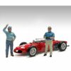 “Racing Legends” 50’s Set of 2 Diecast Figures for 1/43 Scale Models by American Diorama