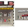 “Hanging Out” 6 piece Diecast Figure Set (4 Figures 1 Seat 1 Barrel) Limited Edition to 3600 pieces Worldwide 1/64 Scale Models by American Diorama