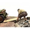 “4X4 Mechanic” Figure 2 with Board Accessory for 1/18 Scale Models by American Diorama