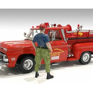 “Firefighters” Off Duty Figure for 1/24 Scale Models by American Diorama