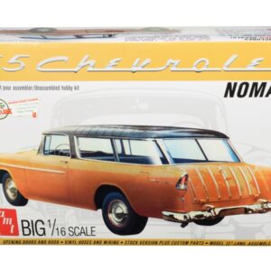 Skill 3 Model Kit 1955 Chevrolet Nomad Wagon 2-in-1 Kit 1/16 Scale Model by AMT