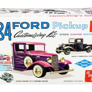 Skill 2 Model Kit 1934 Ford Pickup Truck 3 in 1 Kit “Trophy Series” 1/25 Scale Model by AMT