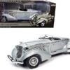 1935 Auburn 851 Speedster Haze Gray 1/18 Diecast Model Car by Auto World