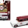 1965 Chevrolet Suburban White with Red Top “Huett Farms” “Big Country Collectibles” 2023 Release 1 1/64 Diecast Model Car by Auto World