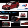 Alfa Romeo Giulia GTAm Rosso GTA Red with Carbon Top 1/64 Diecast Model Car by BBR