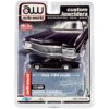 1970 Chevrolet Impala Sport Coupe Black “Custom Lowriders” Limited Edition to 4800 pieces Worldwide 1/64 Diecast Model Car by Auto World