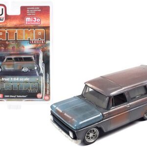 1965 Chevrolet Suburban (Weathered Rust) “Patina Series” Limited Edition to 3600 pieces Worldwide 1/64 Diecast Model Car by Auto World