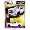 2019 Chevrolet Silverado LTZ Z71 Pickup Truck White Limited Edition to 2496 pieces Worldwide 1/64 Diecast Model Car by Auto World