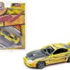 1997 Toyota Supra Yellow with Manga Art Style Graphics Limited Edition to 4800 pieces Worldwide “Manga Racing” Series 1/64 Diecast Model Car by Auto World