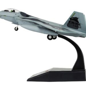 Lockheed Martin F-22A Raptor Stealth Aircraft “27th Figher Squadron 1st Operations Group Langley AFB” (2005) United States Air Force 1/100 Diecast Model Airplane