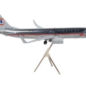 Boeing 737-800 Commercial Aircraft “American Airlines – AstroJet” Silver with Red Stripes “Gemini 200” Series 1/200 Diecast Model Airplane by GeminiJets