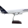 Airbus A380 Commercial Aircraft “Lufthansa” (D-AIMK) White with Dark Blue Tail “Gemini 200” Series 1/200 Diecast Model Airplane by GeminiJets