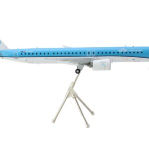 Embraer E195-E2 Commercial Aircraft “KLM Cityhopper” Blue and White “Gemini 200” Series 1/200 Diecast Model Airplane by GeminiJets