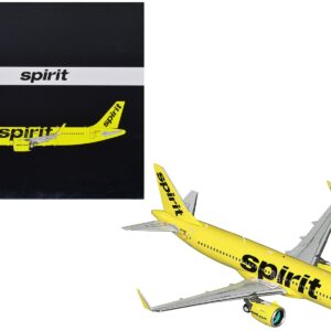 Airbus A320neo Commercial Aircraft “Spirit Airlines” Yellow “Gemini 200” Series 1/200 Diecast Model Airplane by GeminiJets