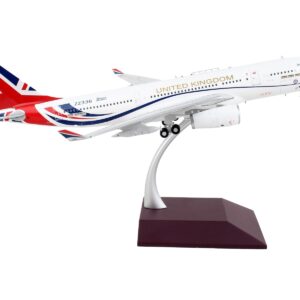 Airbus A330 MRTT Tanker Aircraft “British Royal Air Force” White with United Kingdom Flag Graphics “Gemini 200” Series 1/200 Diecast Model Airplane by GeminiJets