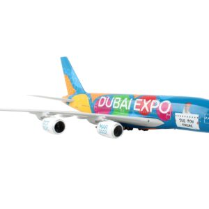 Airbus A380-800 Commercial Aircraft “Emirates Airlines – Dubai Expo” “Gemini 200” Series 1/200 Diecast Model Airplane by GeminiJets