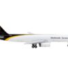 Boeing 757-200F Commercial Aircraft “UPS (United Parcel Service) – Worldwide Services” White and Dark Brown 1/400 Diecast Model Airplane by GeminiJets