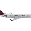 Bombardier CRJ200 Commercial Aircraft “Delta Connection” (N685BR) White with Red and Blue Tail 1/400 Diecast Model Airplane by GeminiJets