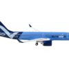 Airbus A220-300 Commercial Aircraft “Breeze Airways” Blue with White Wings 1/400 Diecast Model Airplane by GeminiJets