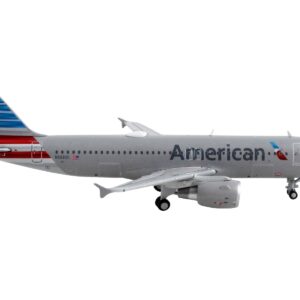 Airbus A320 Commercial Aircraft “American Airlines” Gray 1/400 Diecast Model Airplane by GeminiJets