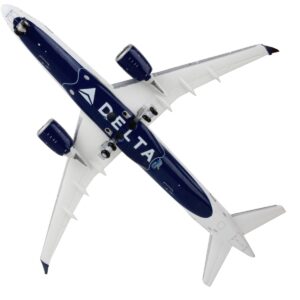 Airbus A220-300 Commercial Aircraft “Delta Airlines” White with Blue and Red Tail 1/400 Diecast Model Airplane by GeminiJets