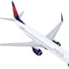 Boeing 737-900ER Commercial Aircraft “Delta Airlines” White with Blue and Red Tail 1/400 Diecast Model Airplane by GeminiJets