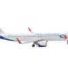 Airbus A321neo Commercial Aircraft “Ural Airlines” White with Blue Tail 1/400 Diecast Model Airplane by GeminiJets