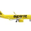 Airbus A320neo Commercial Aircraft “Spirit Airlines” Yellow 1/400 Diecast Model Airplane by GeminiJets