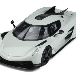 2022 Koenigsegg Jesko Absolut White Metallic 1/18 Model Car by GT Spirit