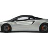 2021 McLaren Artura Silver Metallic with Black Top 1/18 Model Car by GT Spirit