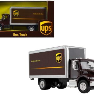 UPS Box Truck Brown “UPS Worldwide Services” 1/50 Diecast Model by Daron