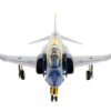 McDonnell Douglas F-4J Phantom II Fighter Aircraft “Blue Angels” with Number Decals United States Navy (1969) “Air Power Series” 1/72 Diecast Model by Hobby Master