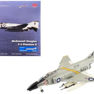 McDonnell Douglas F-4B Phantom II Fighter Aircraft “VF-84 ‘Jolly Rogers’ USS Independence” (1964) United States Navy “Air Power Series” 1/72 Diecast Model by Hobby Master