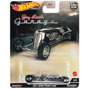 Jay Leno Tank Car Brushed Metal “Jay Leno’s Garage” Diecast Model Car by Hot Wheels