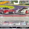 BMW M1 Procar #8 White with Red Stripes and Lancia Stratos Group 5 #829 White with Stripes “Car Culture” Set of 2 Cars Diecast Model Cars by Hot Wheels