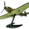 Skill 1 Model Kit Spitfire Snap Together Painted Plastic Model Airplane Kit by Airfix Quickbuild