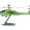 Skill 1 Model Kit  Apache Snap Together Painted Plastic Model Helicopter Kit by Airfix Quickbuild