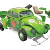 Skill 1 Model Kit Old Volkswagen Beetle Flower Power Snap Together Model by Airfix Quickbuild