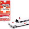 1959 Cadillac Ambulance White “Special Edition” Limited Edition to 3600 pieces Worldwide 1/64 Diecast Model Car by Johnny Lightning