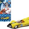 Racer X’s Shooting Star (Raced Version) “Speed Racer” (1967) TV Series “Pop Culture” 2022 Release 2 1/64 Diecast Model Car by Johnny Lightning