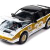 1985 Nissan 300ZX #33 Black White and Gold “Go for the Gold” “Import Heat GT” Limited Edition to 4788 pieces Worldwide “Street Freaks” Series 1/64 Diecast Model Car by Johnny Lightning