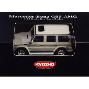 Mercedes Benz G55 AMG Gray 1/64 Diecast Model Car by Kyosho